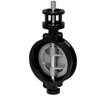Трёхэксцентриковый дисковый поворотный затвор-TL73 Tafline (Тафлайн), DN050 PN10, межфланцевый с голым штоком