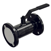 Кран шаровой полнопроходной фланцевый, серии TL31-F, TAFLINE, DN100 PN16, стальной, с рукояткой