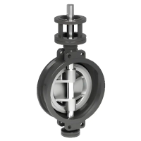 Затвор дисковый поворотный трехэксцентриковый серии TL73GS Tafline (Тафлайн), DN50 PN16, корпус, диск - сталь, межфланцевый с голым штоком